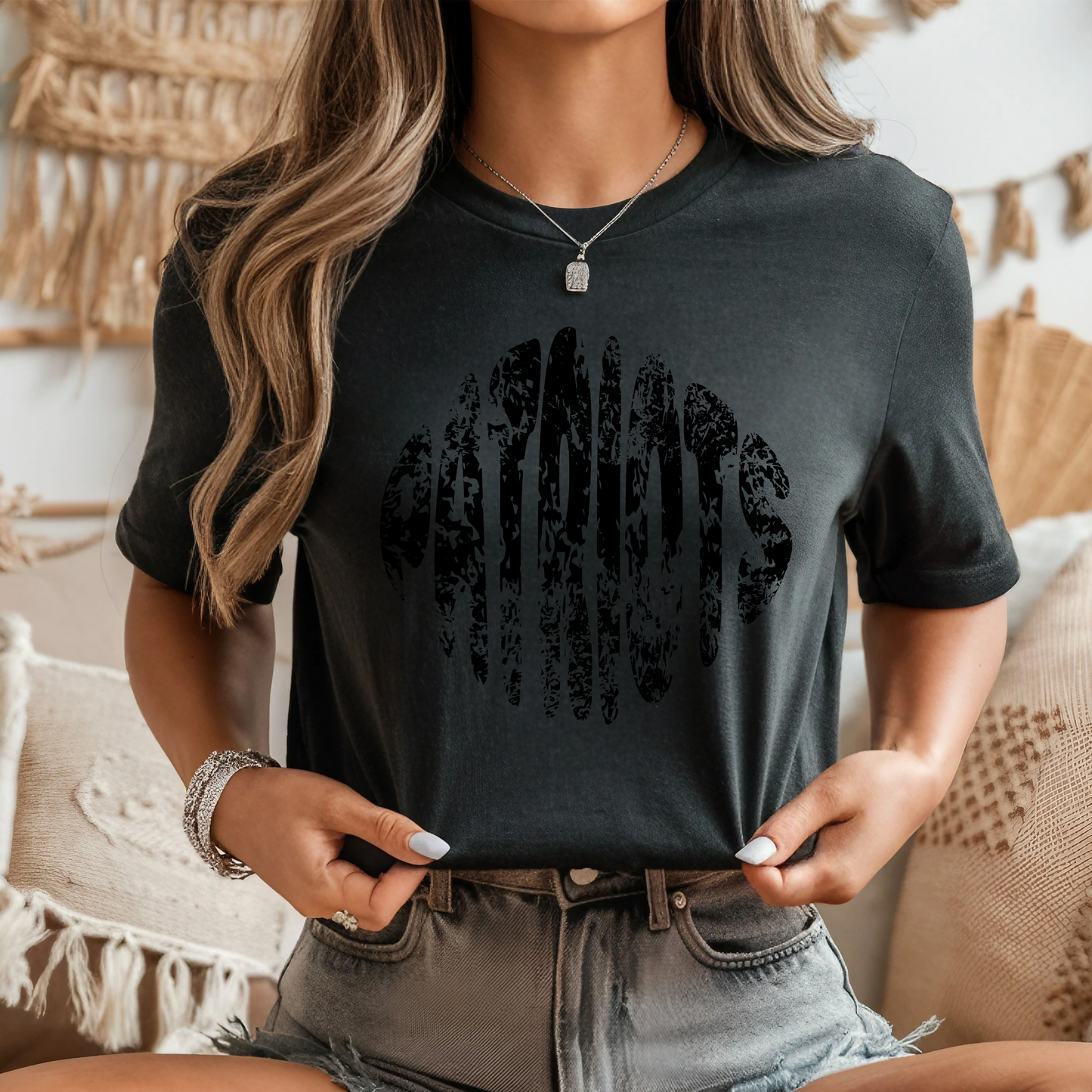 Patriots Distressed Circle PNG