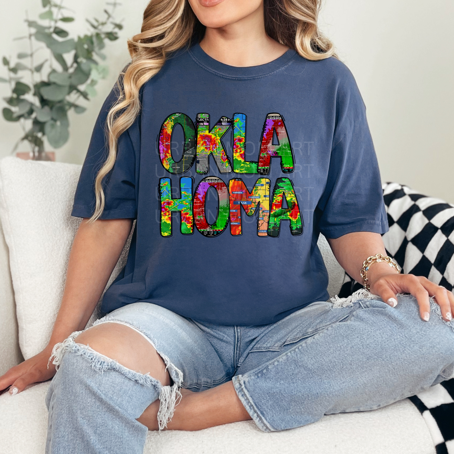 Oklahoma Storm Map PNG