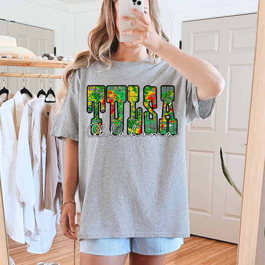 Tulsa Oklahoma Storm Map PNG