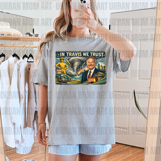 In Travis We Trust Collage PNG